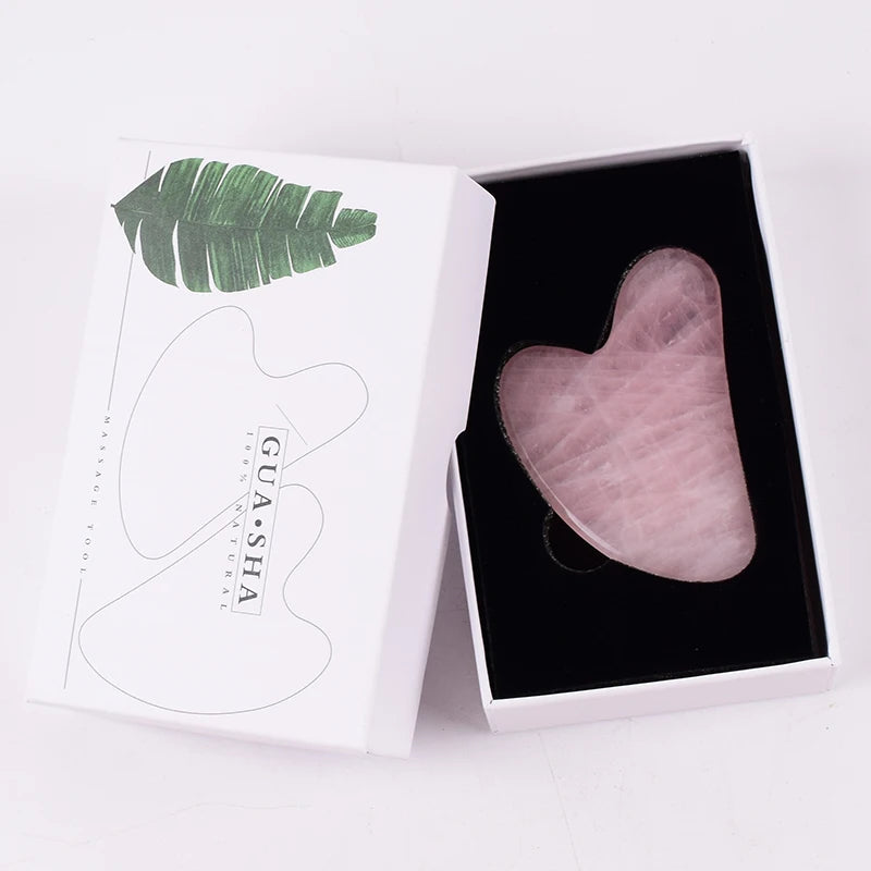 Rose Quartz Face Roller & Gua Sha Set