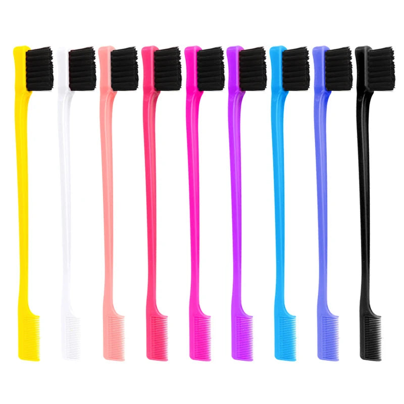 2-in-1 Anti-Static Edge Control Brush & Comb
