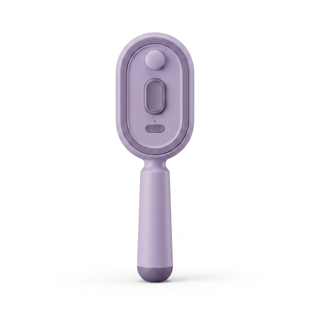 Spray Scalp Massager Comb - Purple