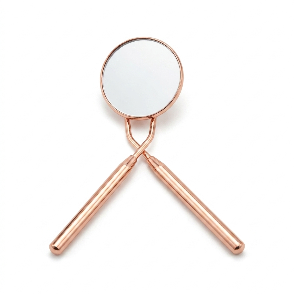 Lash Extension Mirror - Rose Gold